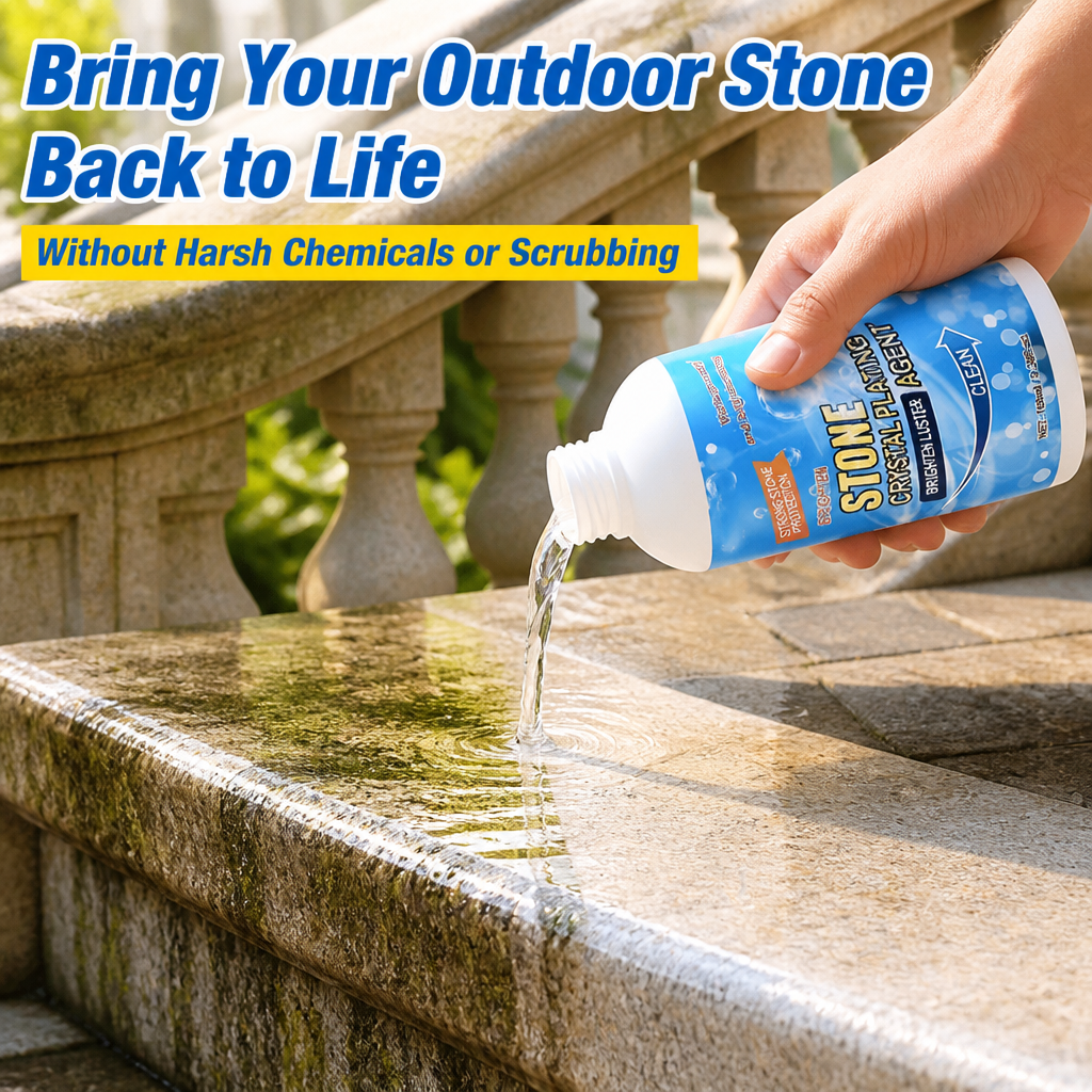 StoneShine™ — Bring Your Outdoor Stone Back to Life Without Harsh Chemicals or Scrubbing