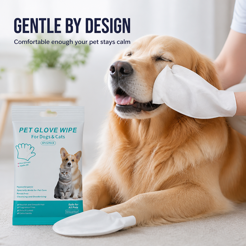 FreshPaws™ Rinse-Free Bath Mitts — Turn Messy Grooming Into Quick, Loving Care Your Pet Craves