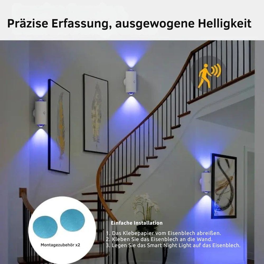 Motion Sensor LED Wall Light – Color Changing Feature