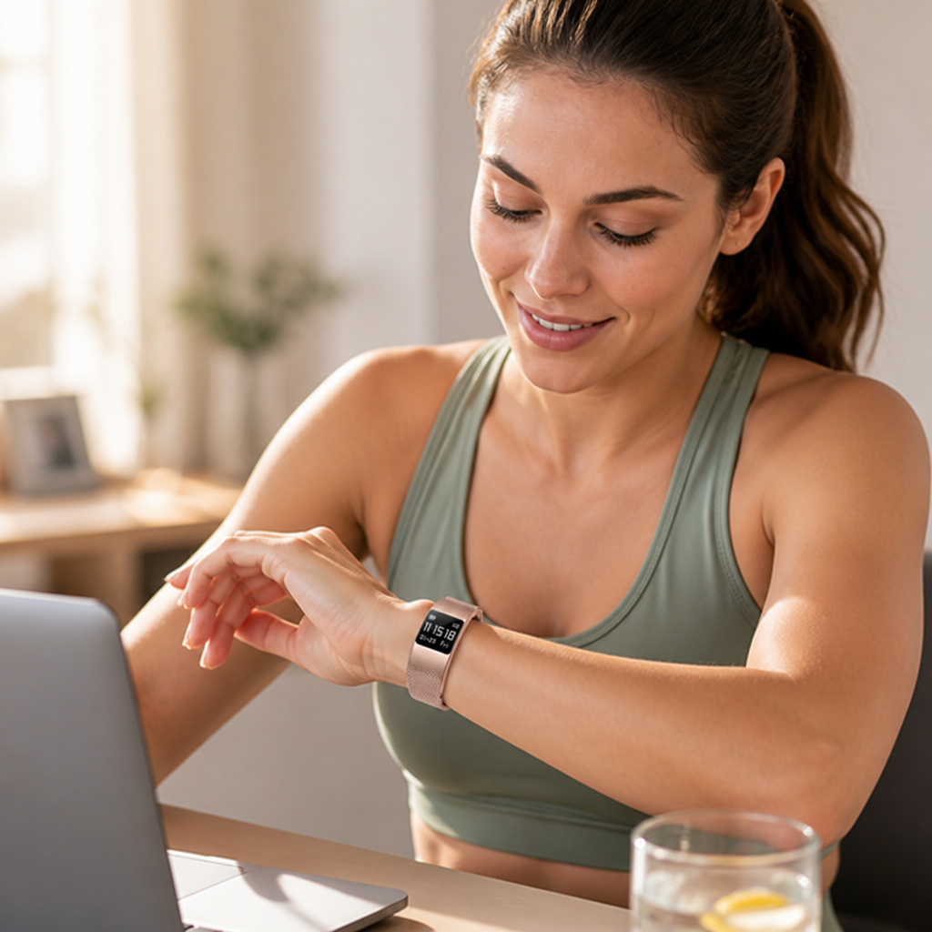 Ultra-Thin IPX8 Health-Tracking Smartwatch