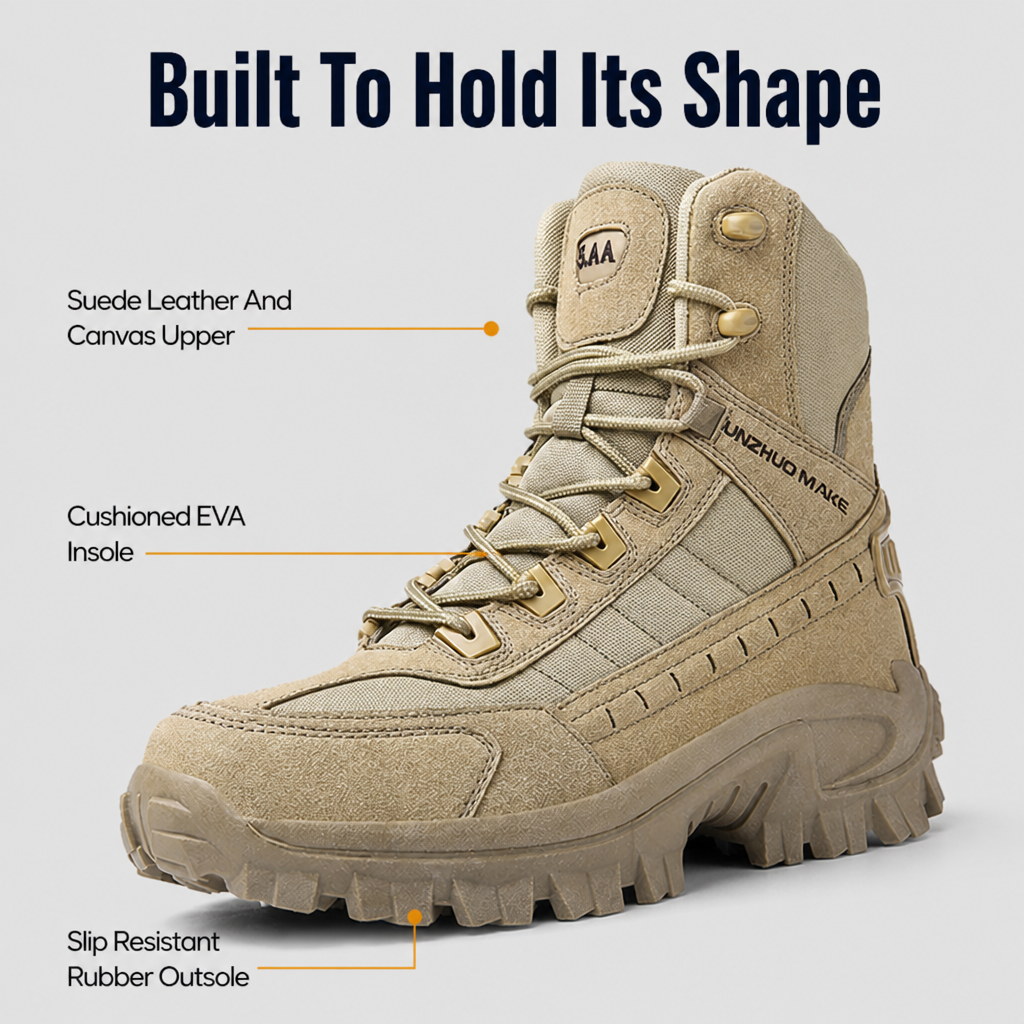 IronDash™ Tactical Boots — Command Every Terrain with Dry, Steady Confidence
