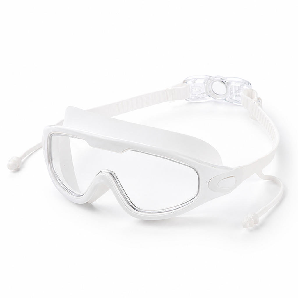Anti-Fog UV-Protective Adjustable Silicone Strap Swimming Goggles
