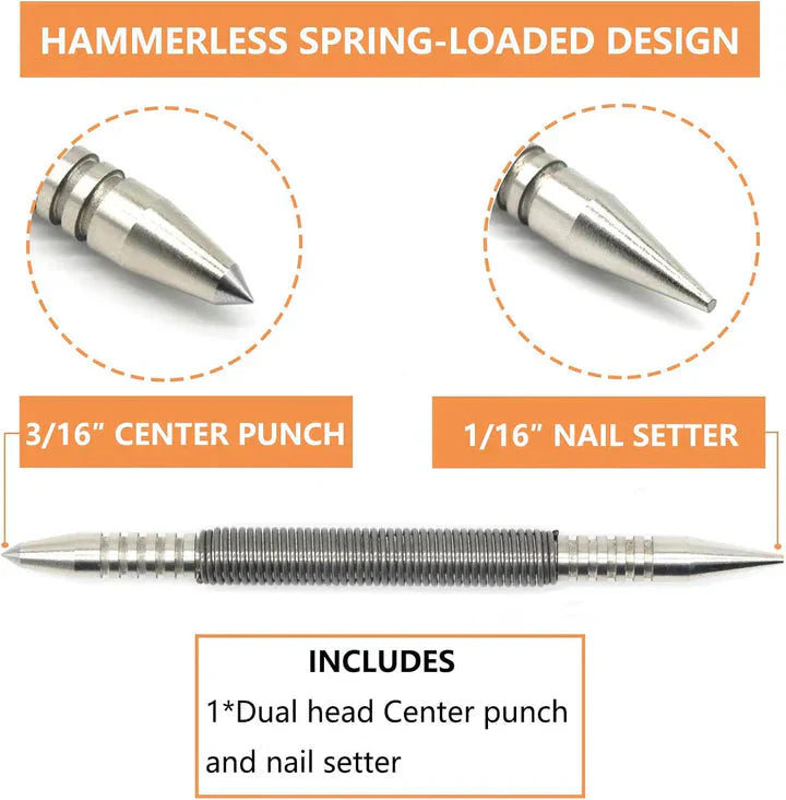 Grain Dispenser with Spring Mechanism – Includes 2 Interchangeable Tips