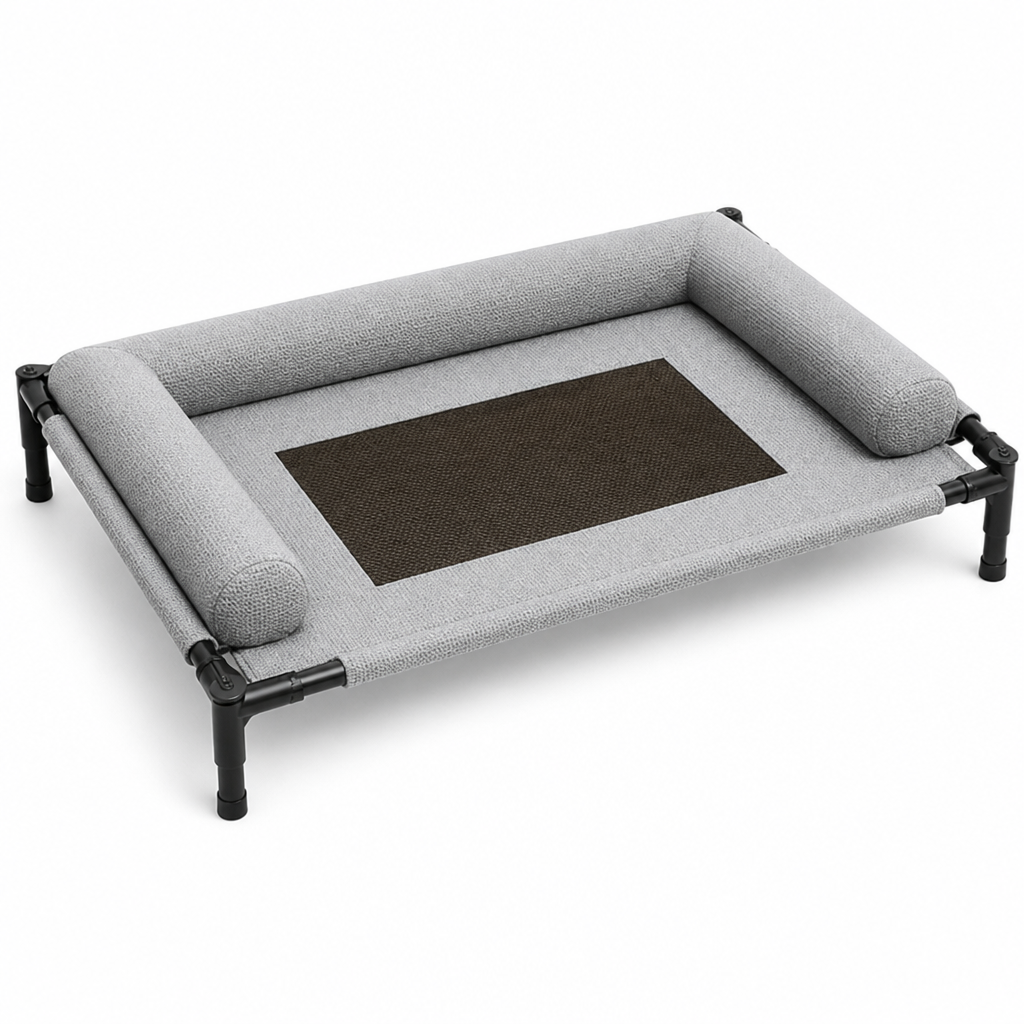 Elevated Ventilated Steel-Frame Dog Bed (Outdoor)