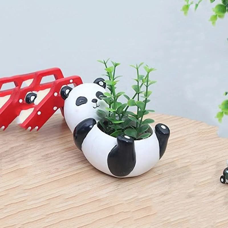 Adorable Panda Succulent Pot for Home Decor