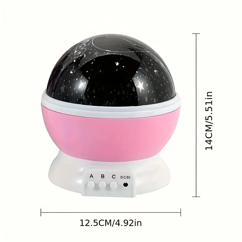 Night Light Projector for Relaxation with Sky Images and Music