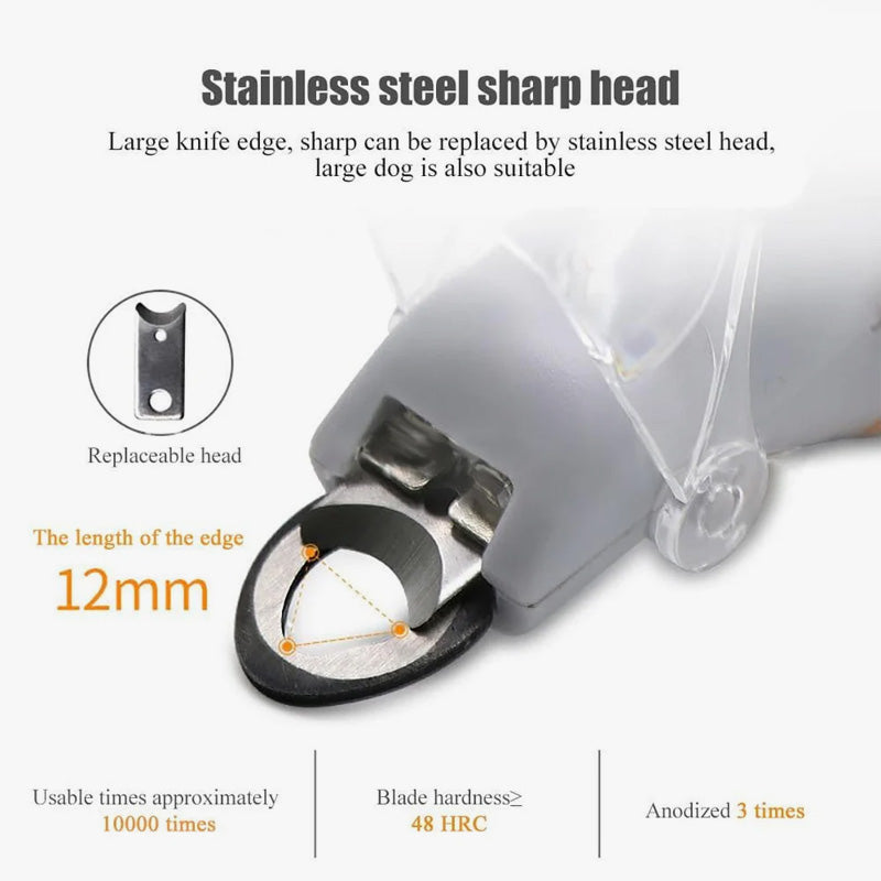 Animal Claw Scissors with LED Light – Visible Blood Vessel Indicator