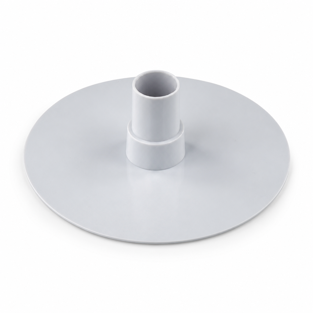 Universal Metal Pool Skimmer Vacuum Plate (Fits 1-1/2" & 1-1/4" Hoses)