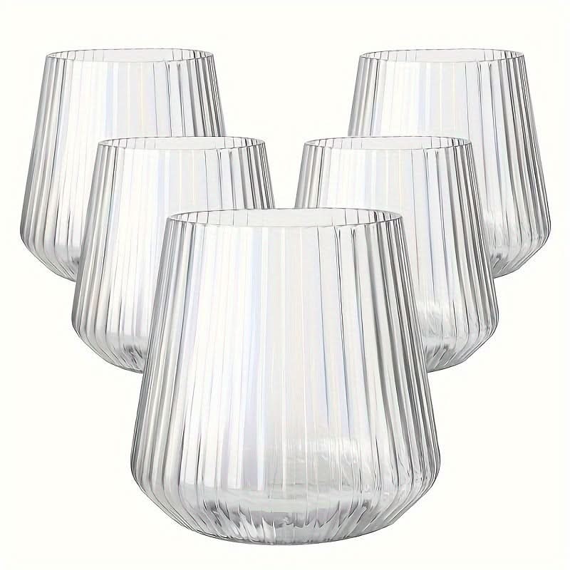14-Piece Unbreakable Plastic Glass Set for Stylish Party Drinks