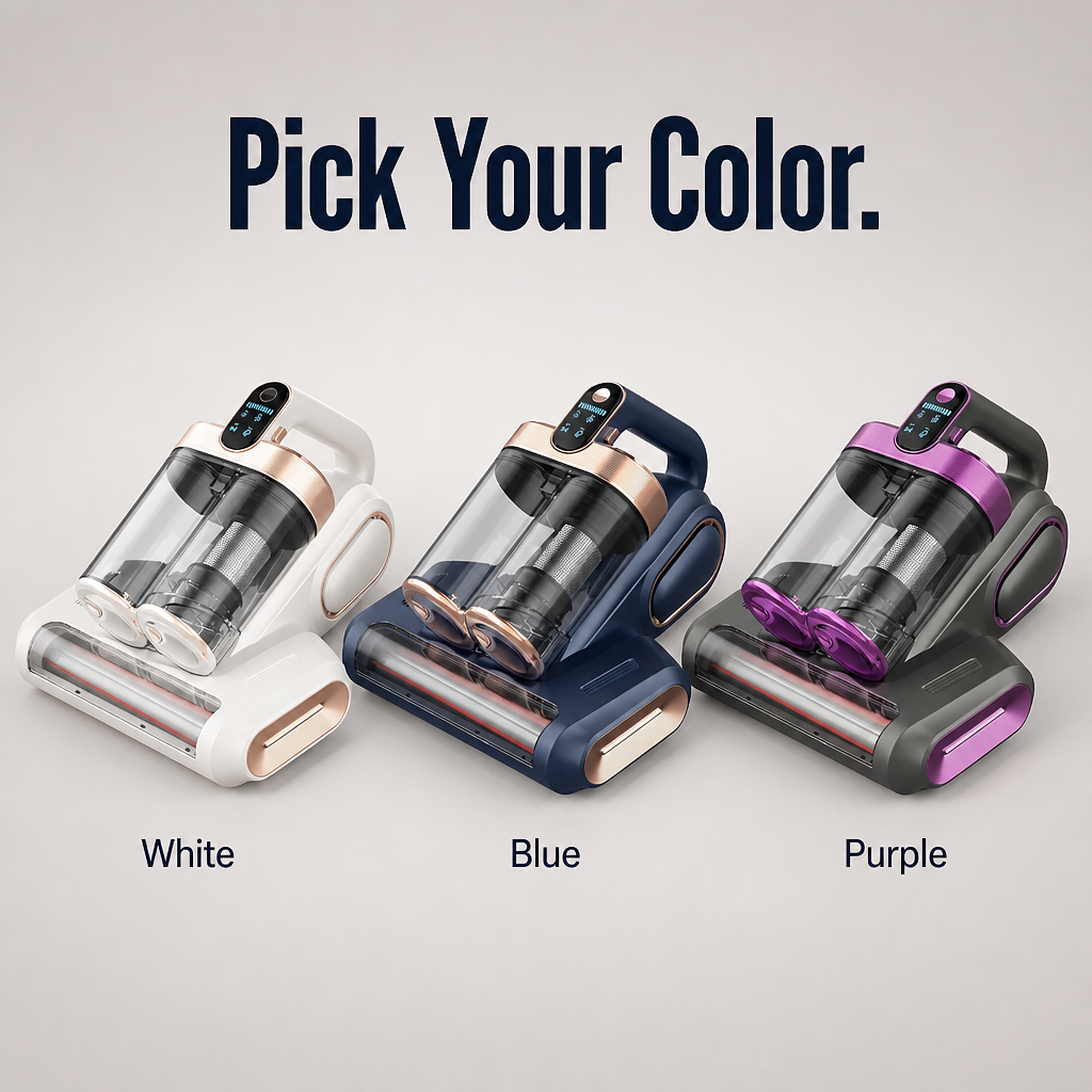 PureRest™ Pro Mattress Cleaner — Extract Dust Mites from Your Mattress for Allergy-Free Sleep