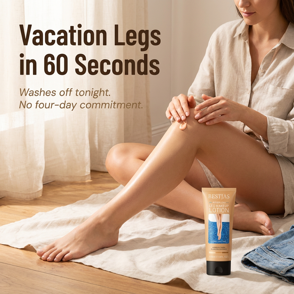 RadiantaCover™ — Paint on Holiday Legs in 60 Seconds, Ditch the Self-Tanner