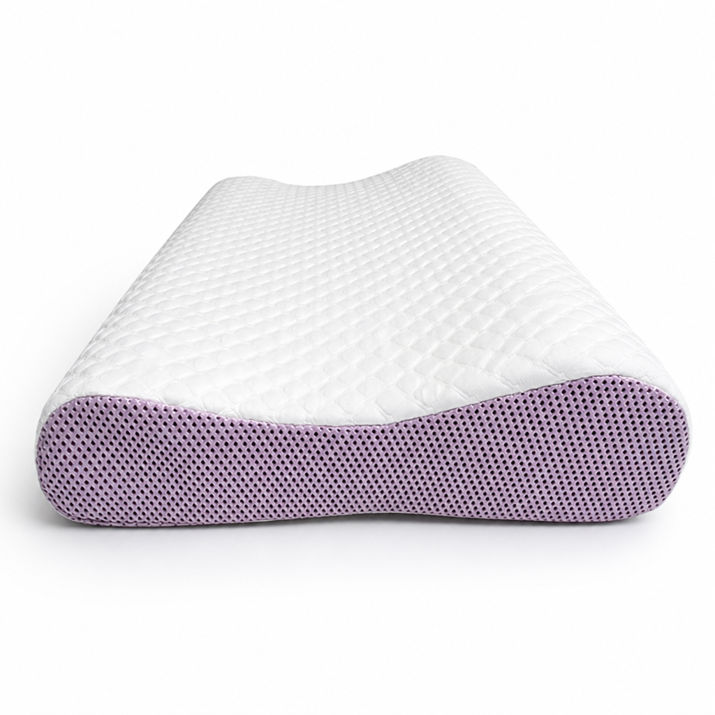 Breathable TPE Air-Layer & Pressure-Free Travel Neck Pillow