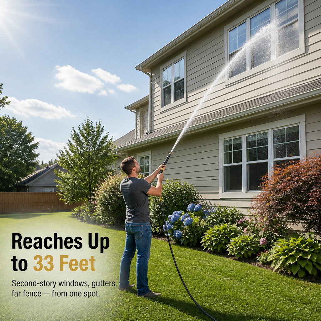 Hydrolance™ — Power-Wash Patios, Cars & Bikes Without the Pressure Washer Cost