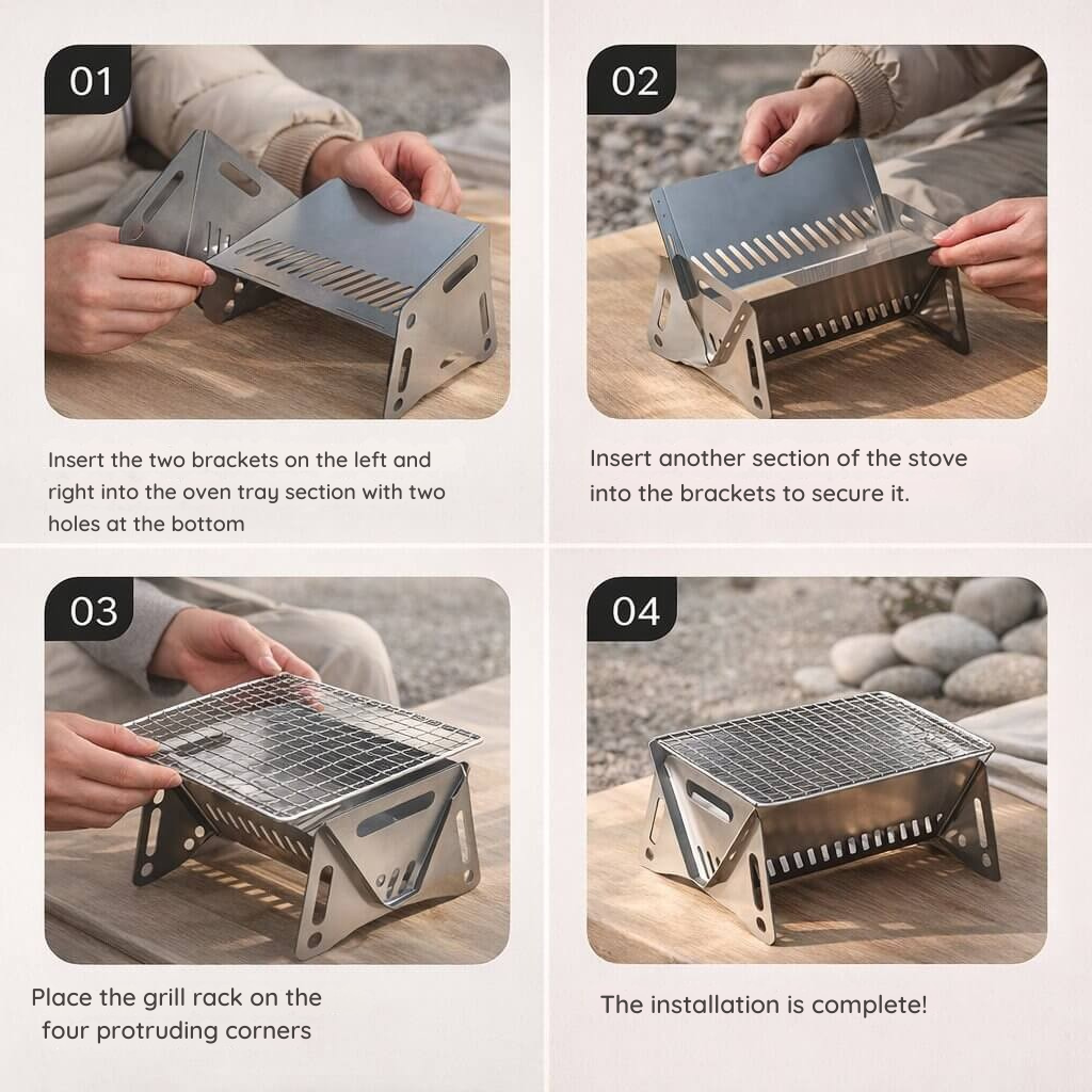 Charcoal BBQ | Quick Setup | Robust Design | OutdoorFlamme