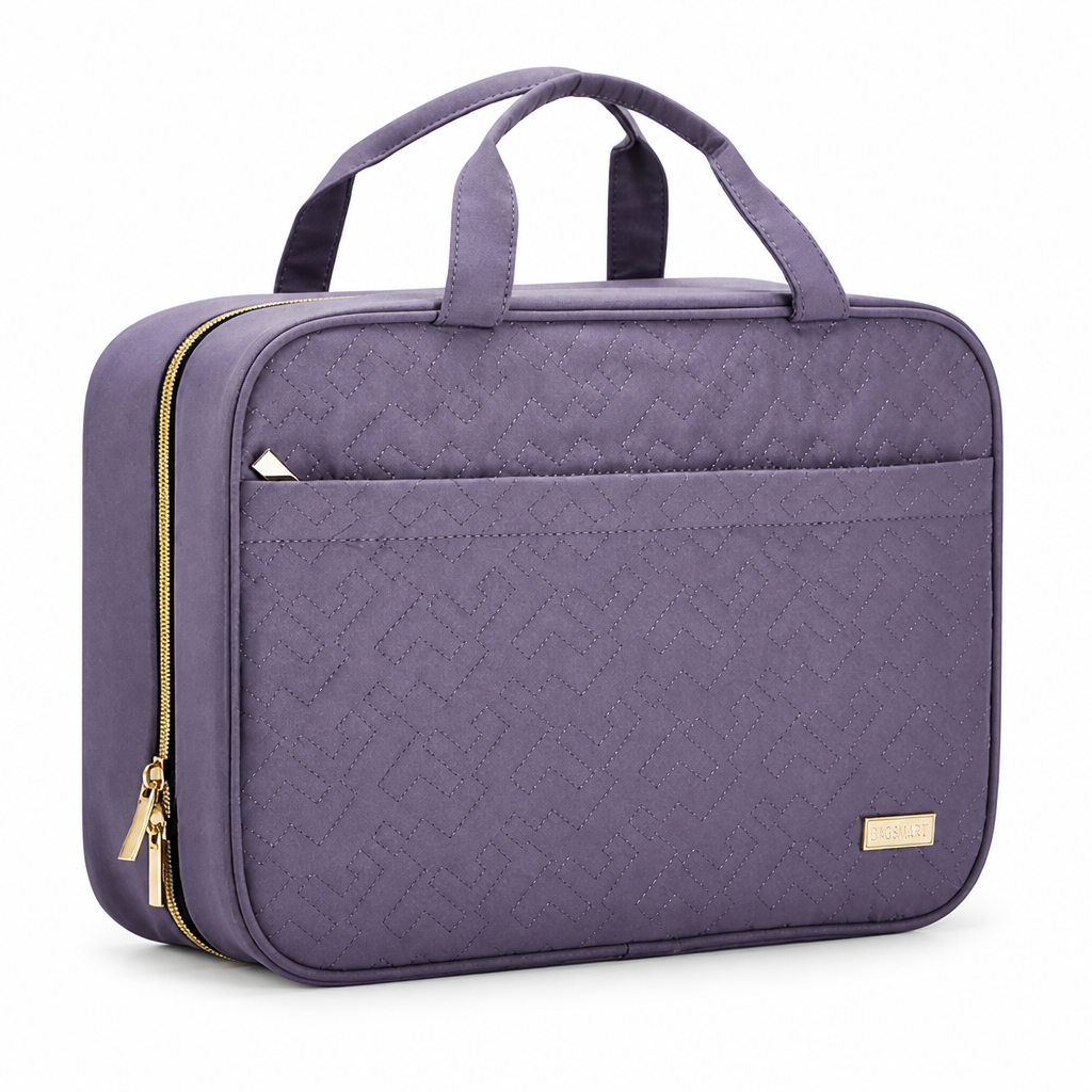 Multiple-Compartment Hanging Toiletry Organizer