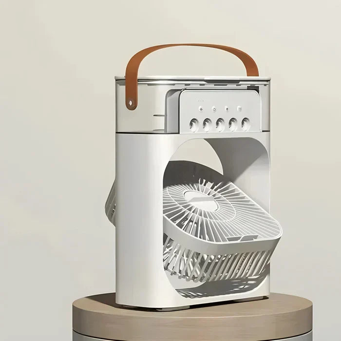USB Personal Cooling Fan – 3-in-1 Air Cooler, Humidifier & LED Mood Light