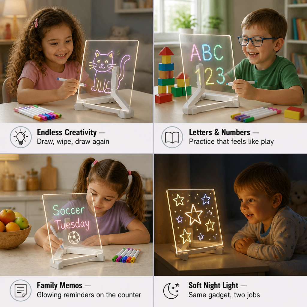 BrillioCanvas™ — Swap Paper Clutter for Hours of Radiant, Screen-Free Fun