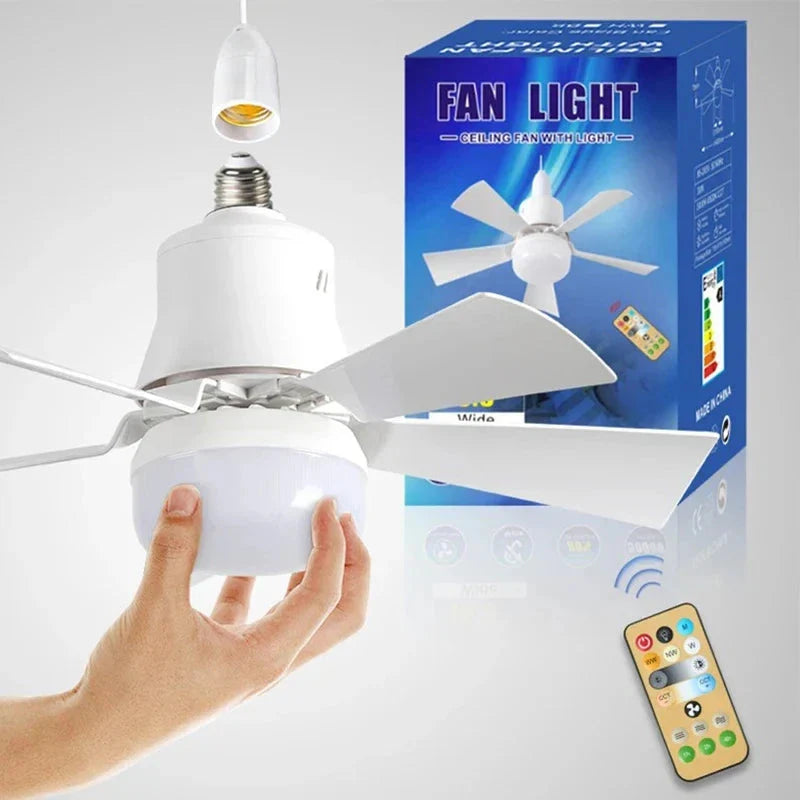 LED Light Ceiling Fan with Remote Control