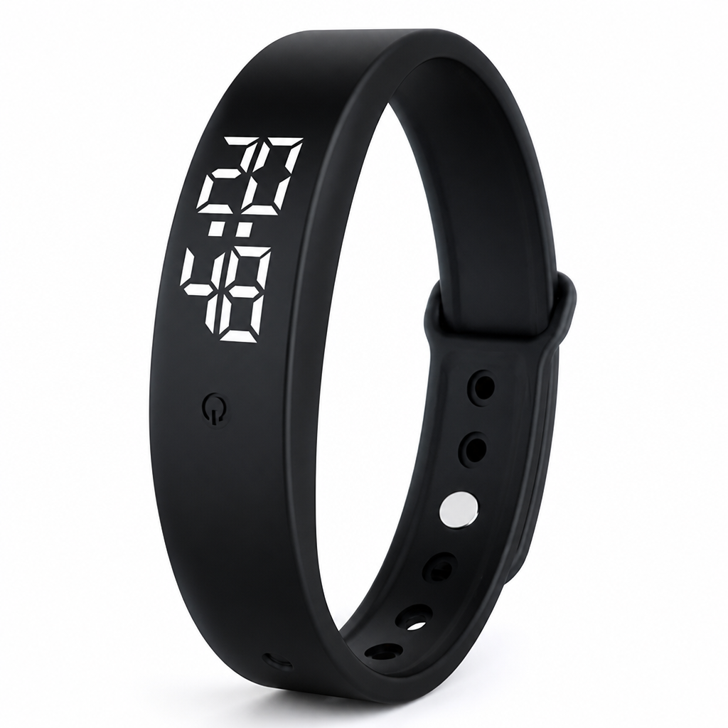 Silent Vibration Waterproof Health-Tracking Smartwatch