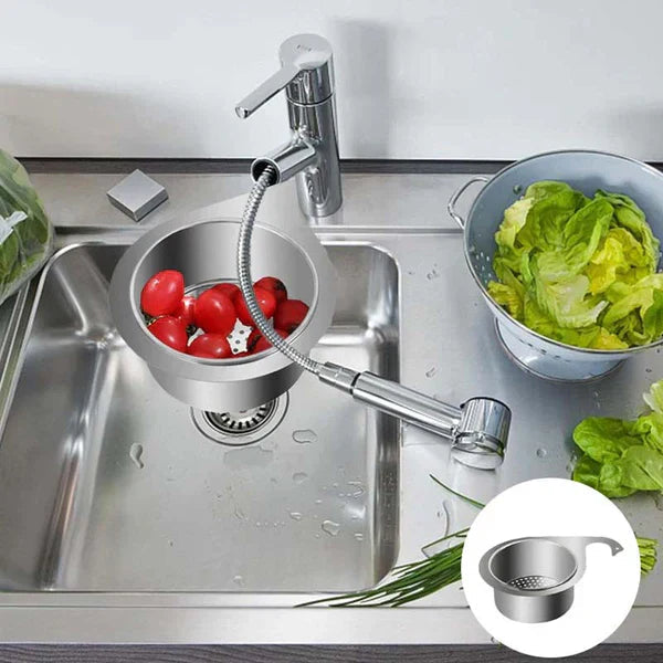 Stainless Steel Sink Basket Strainer | Drain Filter in Swan Shape | SinkStrainer