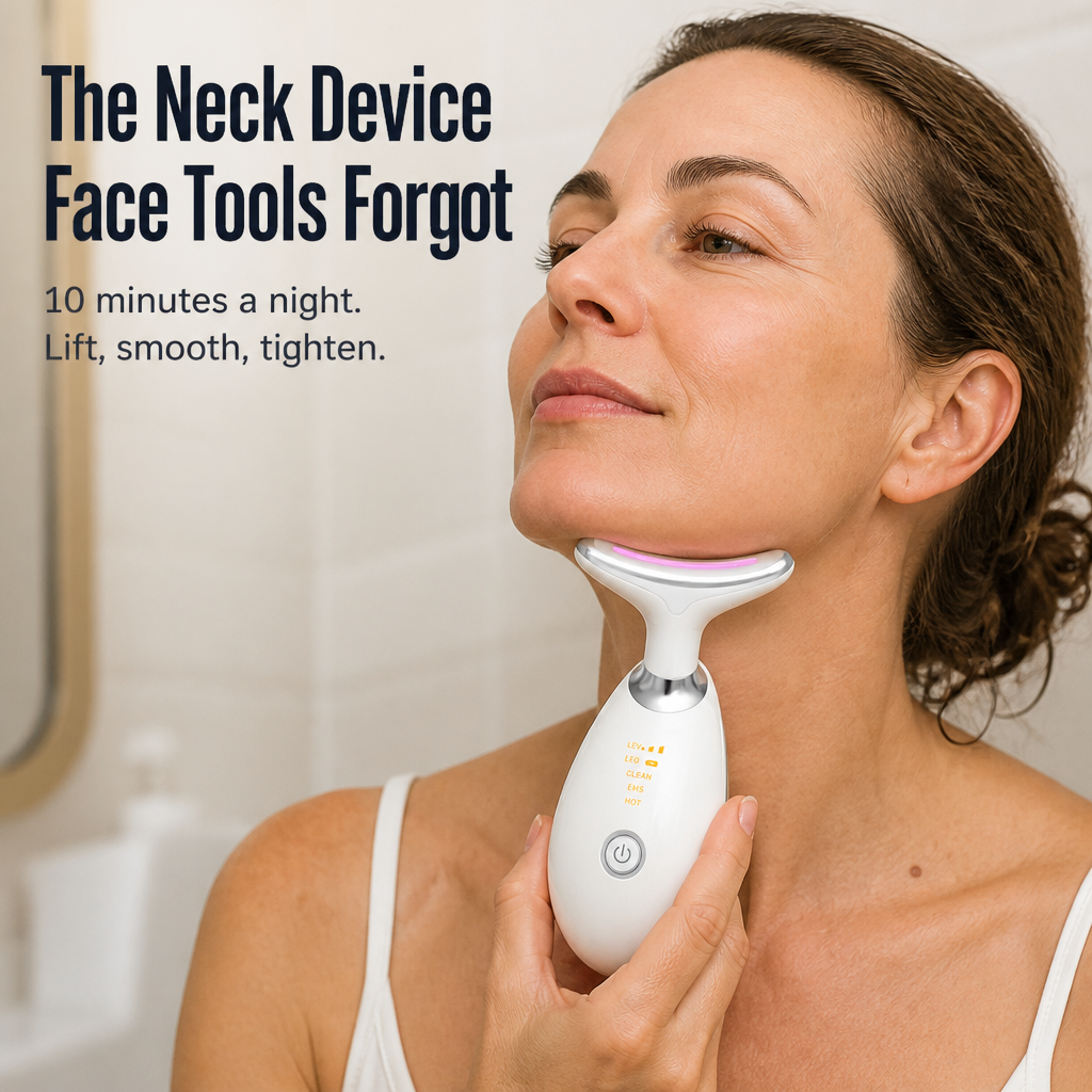 RadiVive™ — Smooth Tech-Neck Wrinkles and Lift Sagging Jawlines in 10 Minutes Daily
