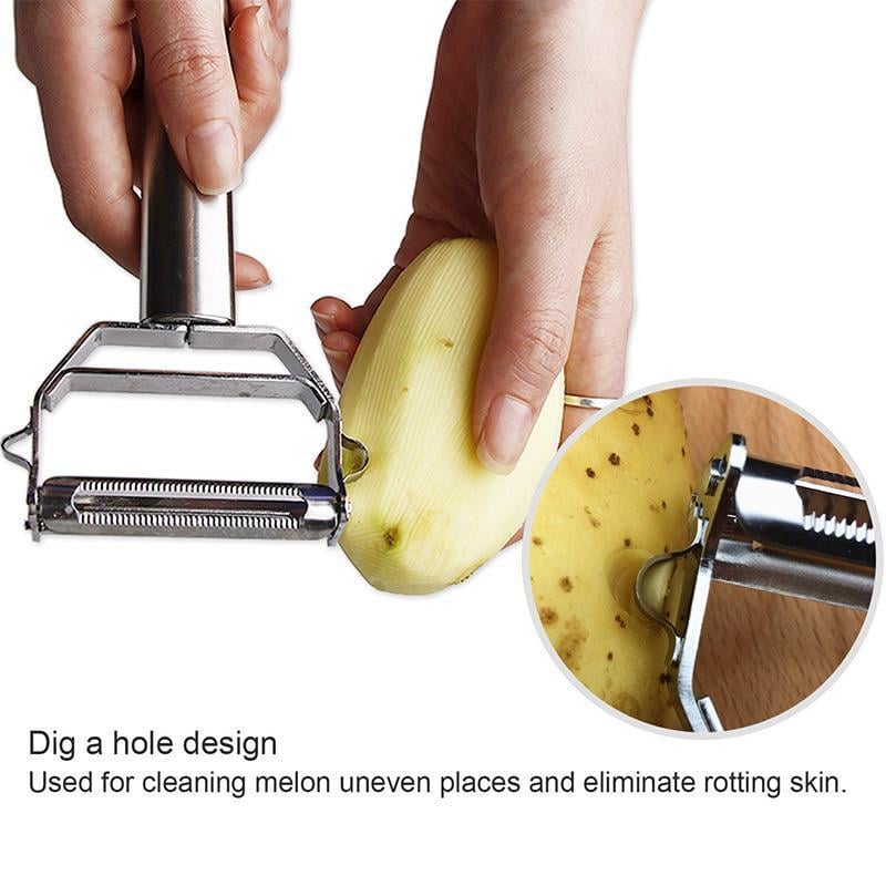 Stainless Steel French Fry Cutter with Changeable Cutting Grids