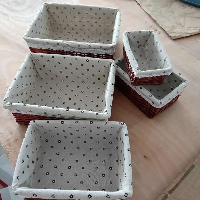 Handcrafted Storage Basket Organizer