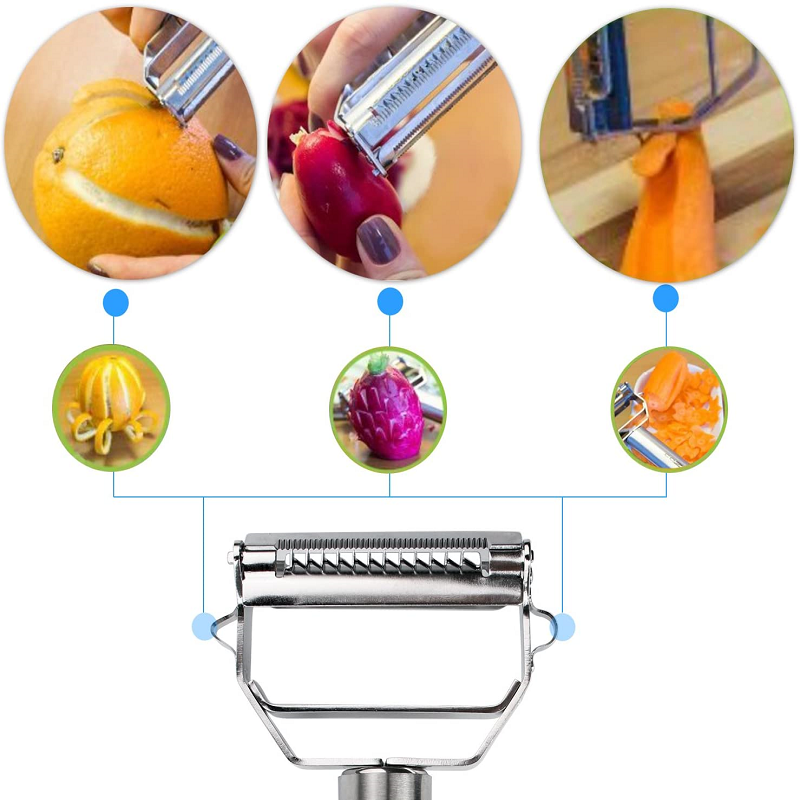 Vegetable Peeler | Stainless Steel | Dual Blades | Kitchen Cutter