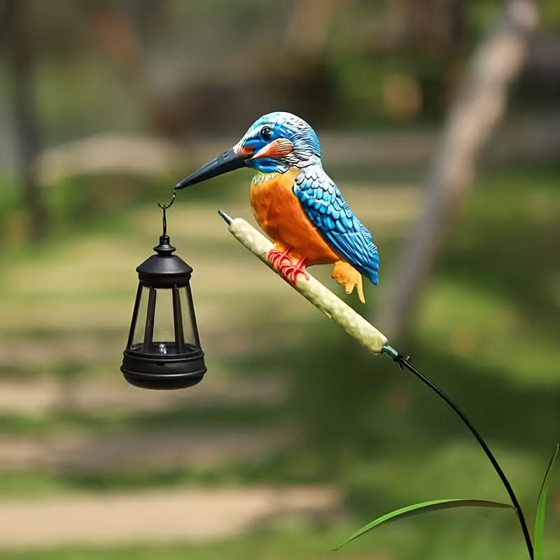 Solar Hanging Light for Garden - Hummingbird Lantern