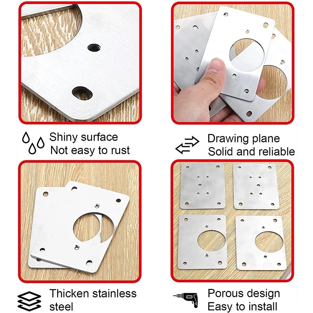 Kitchen Cabinet Hinge Plate Kit