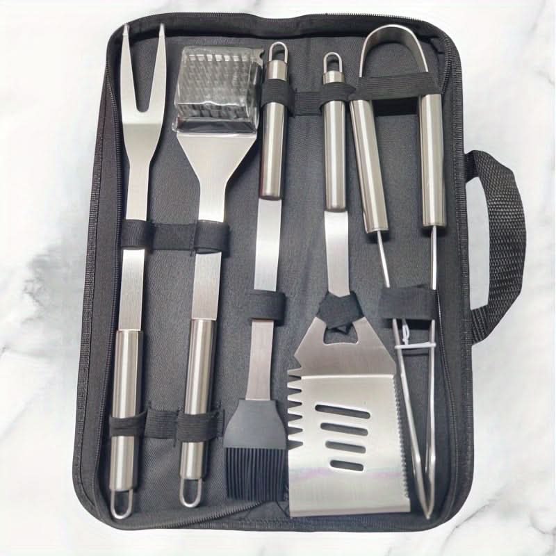 BBQ Tool Set in Stainless Steel with Carrying Case