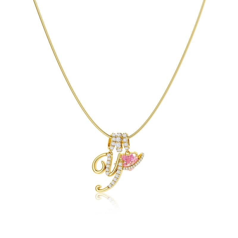LuminaCharm™ 3-Layer Initial Pendant Necklace — Carry Your Unique Story with Effortless Glam and Confidence