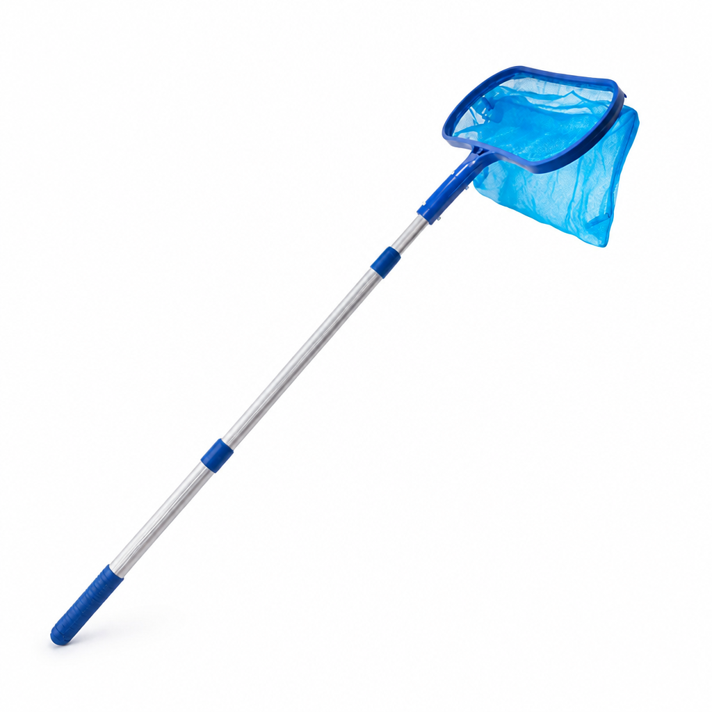 Fine-Mesh Net & Aluminum Telescopic Pool Skimmer