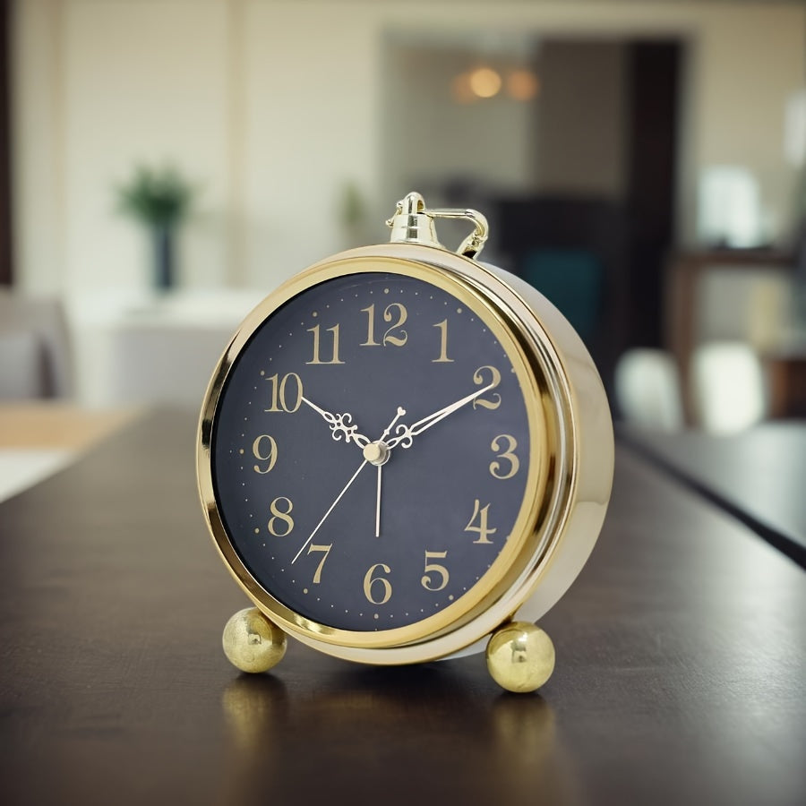 Timeless Elegance – Retro Metal Alarm Clock