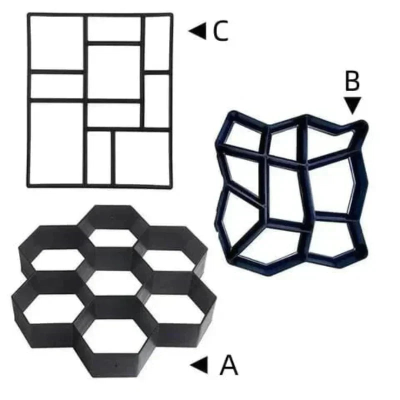 DIY Stepping Stone Mold for Creating Custom Concrete Paths