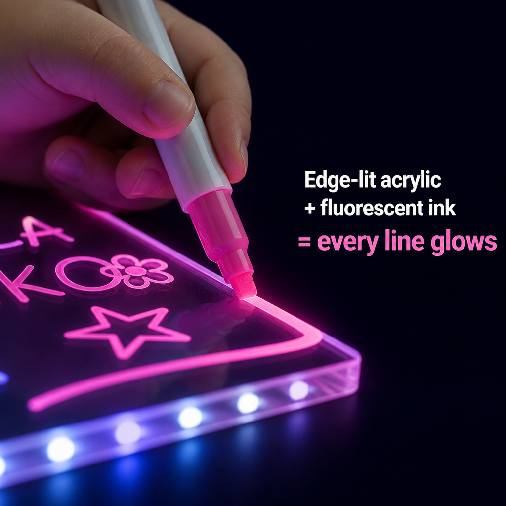 LumaCraft™ — Swap Screen Time For Radiant Doodles That Erase Instantly