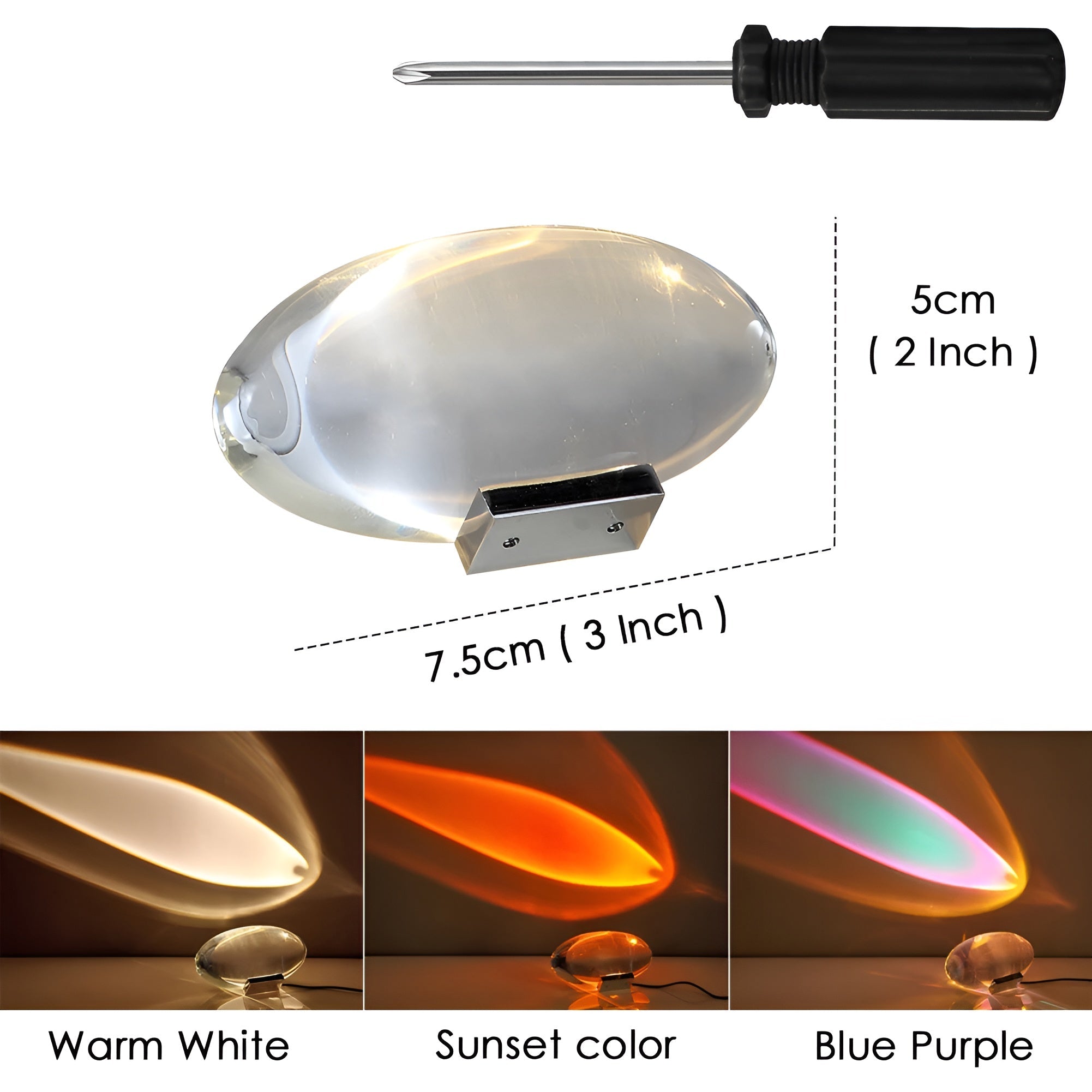 EyeSparkle Lamp - Cosmic Crystal Prism Projection Light