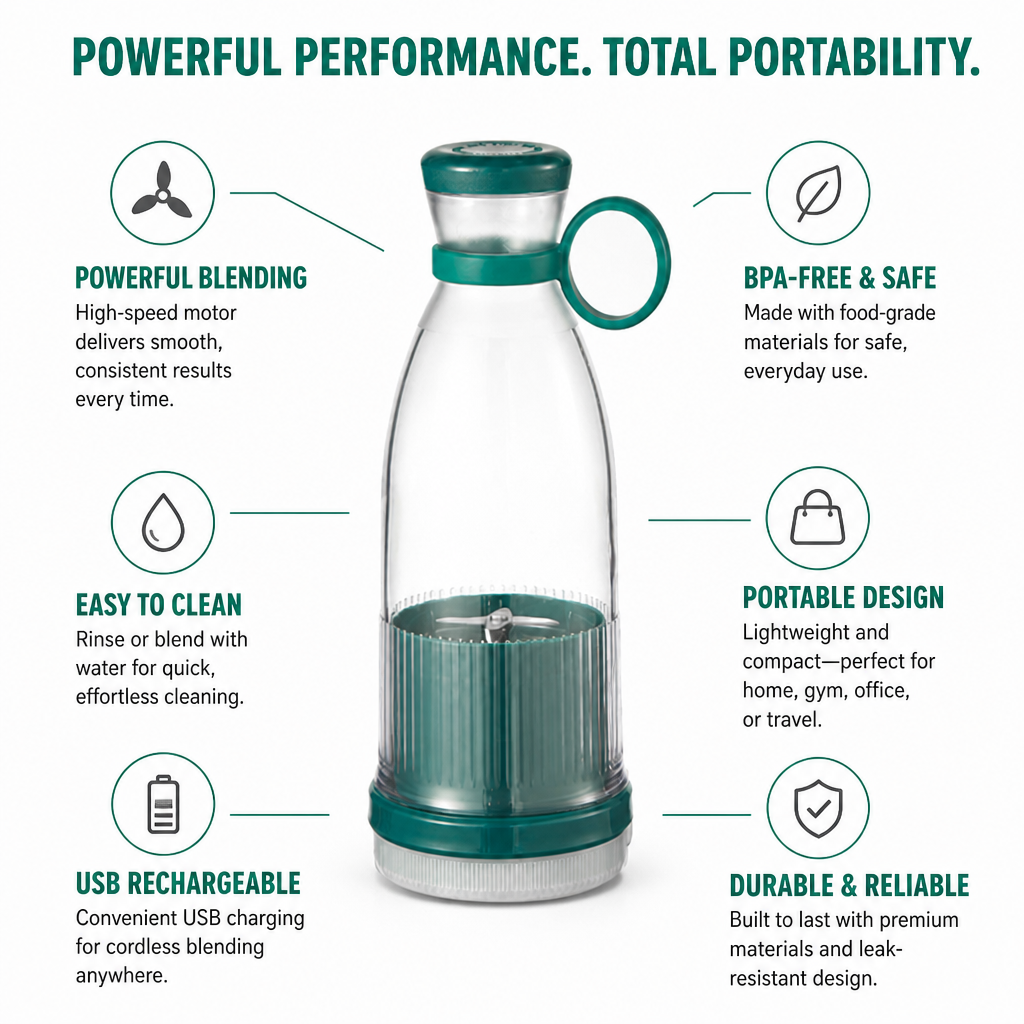 VitaPulse™ — Unleash Fresh, Energizing Nutrition Anytime, Anywhere