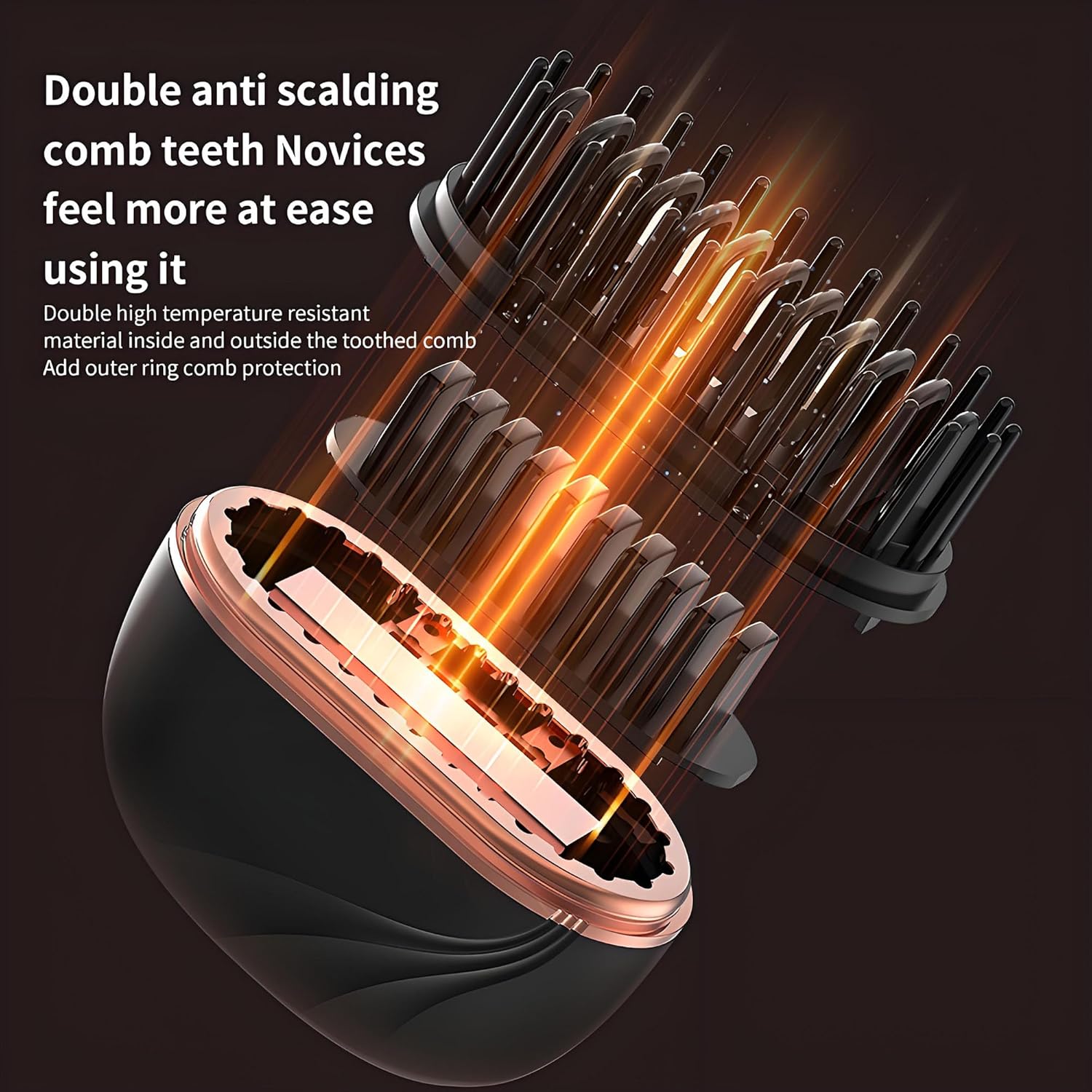 Cordless Straightening Brush – Electric with 3 Temperature Options