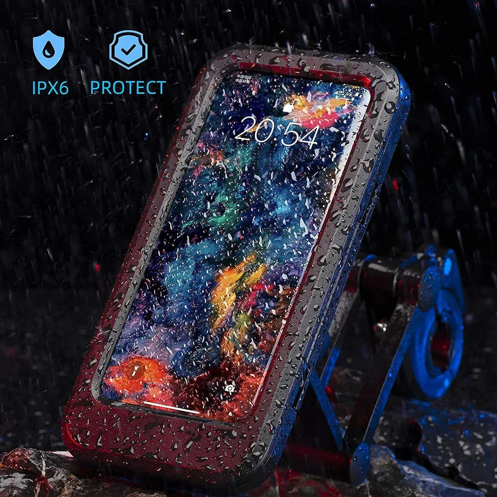 360° Rotating Waterproof Phone Mount for Bicycles
