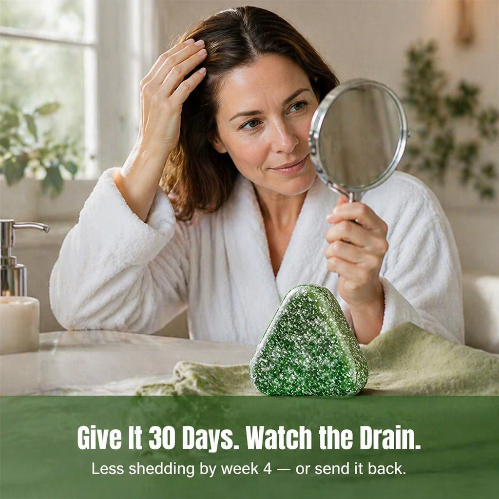 Verdanta™ Botanical Shampoo Bar — Halt Hair Drain & Fortify Roots Using Chinese Herbs