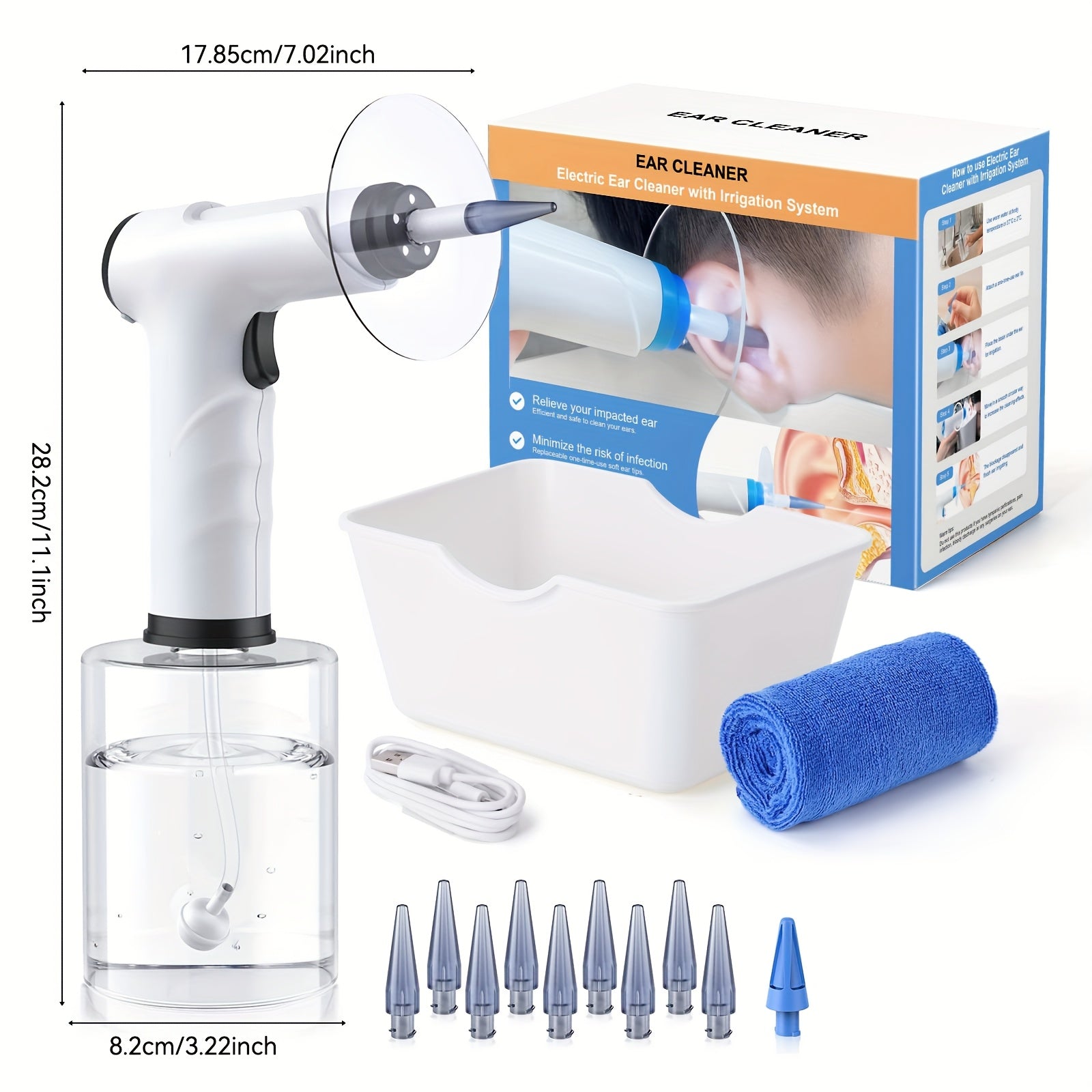 Flushing System Ear Cleaning Kit – Electric Ear Wax Remover