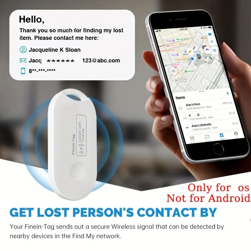 Smart GPS Tracker for Keys, Wallets, and Important Items