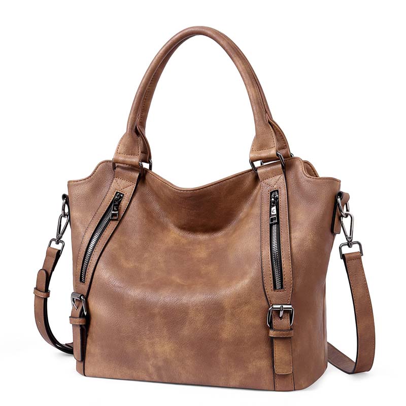 Adjustable Shoulder Strap PU Leather Crossbody Bag