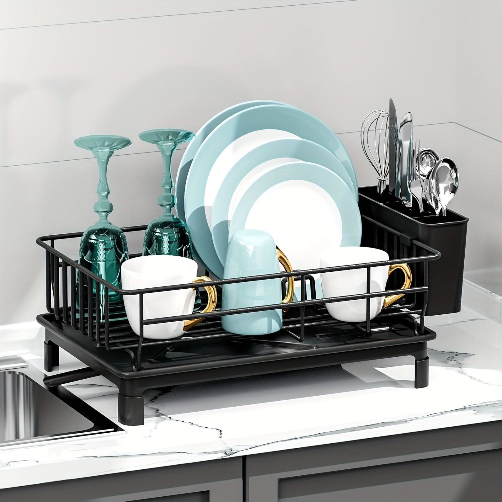 Dish Drying Rack – Kitchen Organizer for Drying Dishes