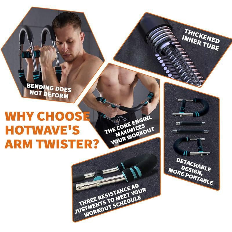 Adjustable Resistance Arm Trainer for Twisting Exercises
