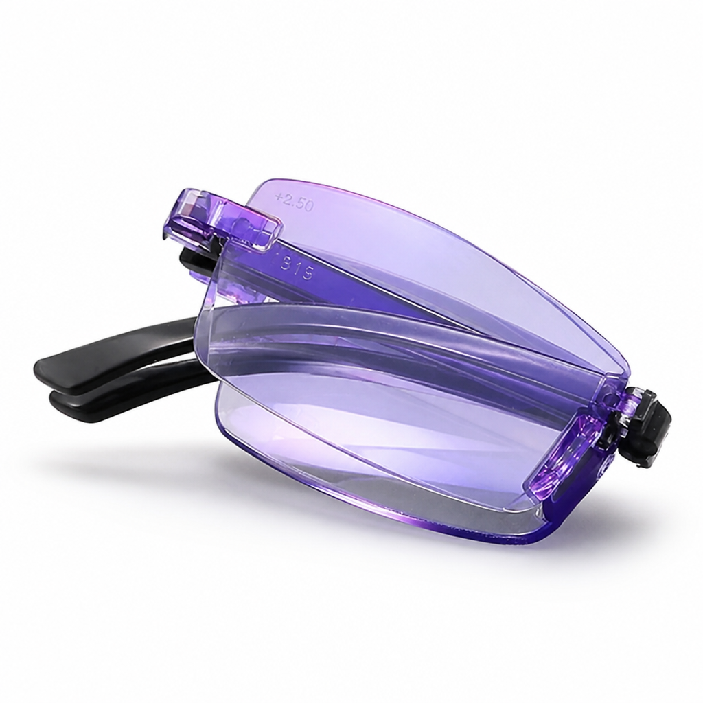 Multifocal Anti-Blue Light Rimless Glasses