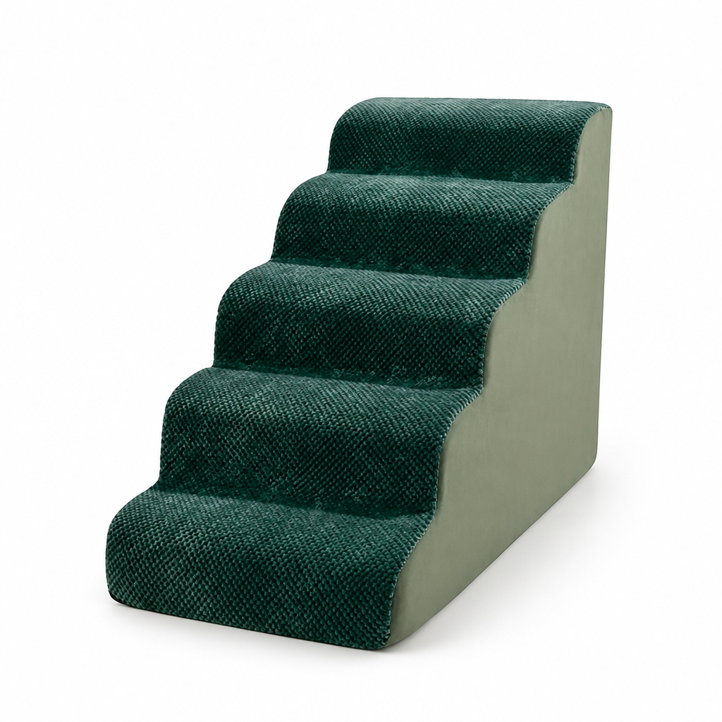 Non-Slip Cushioned Pet Stairs (Removable Washable Cover)