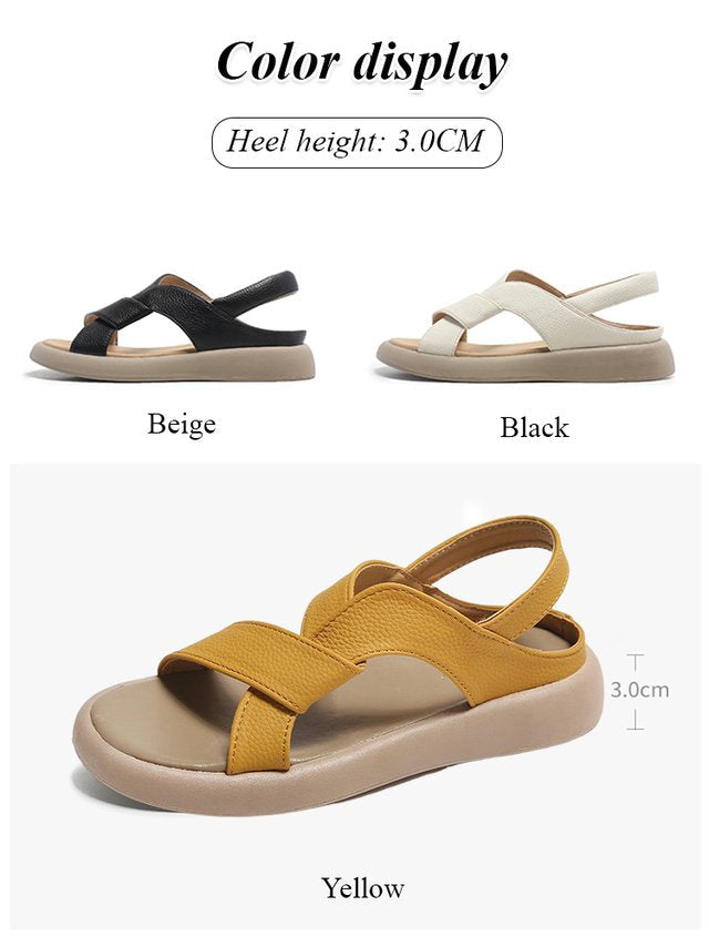 Beach-Ready Stirrup Sandals in Retro Loafer Style