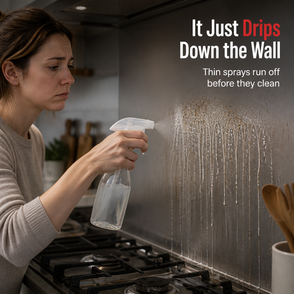 FoamLift™ — Spray, Pause 30 Seconds & Wipe Grease Away from Any Surface